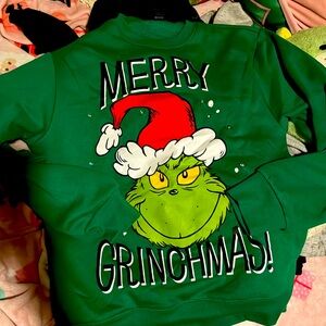 The grinch “ merry grinchmas “ light up holiday Christmas sweater NWT